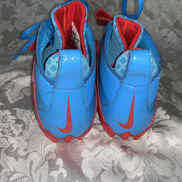 Nike Huarache 3 Lacrosse Cleats Blue Red Men\'s Sz 10.5 469730-416 Athletic Shoes main image 6